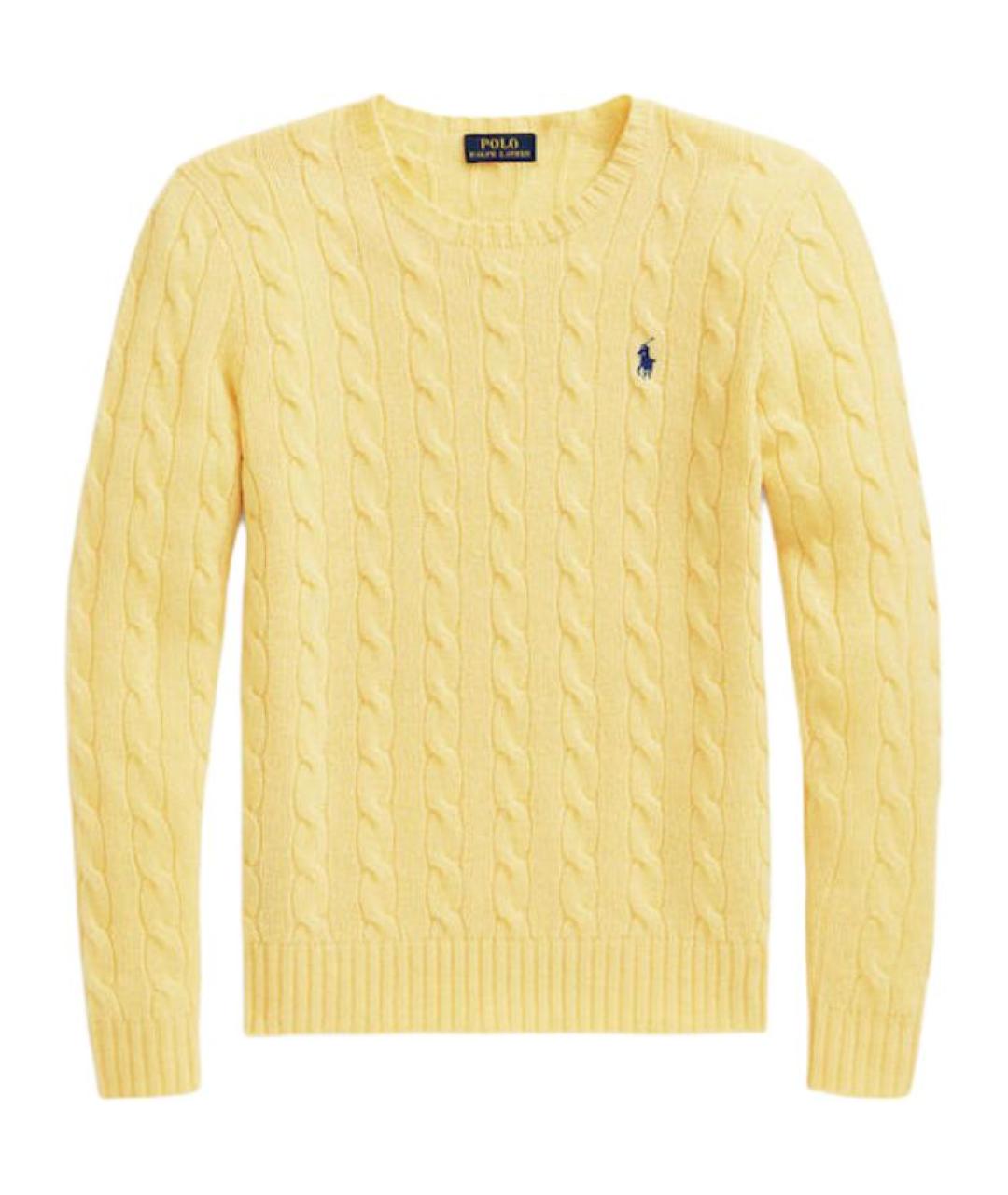 POLO RALPH LAUREN Желтый джемпер / свитер, фото 1