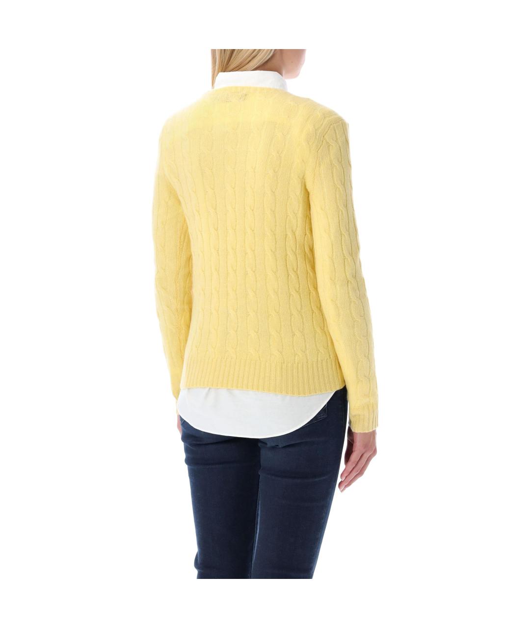 POLO RALPH LAUREN Желтый джемпер / свитер, фото 3