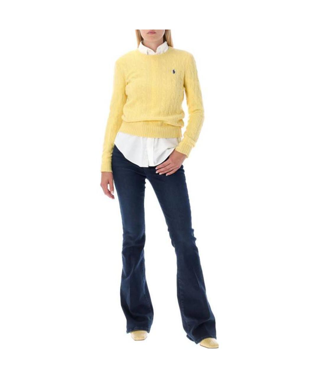POLO RALPH LAUREN Желтый джемпер / свитер, фото 5