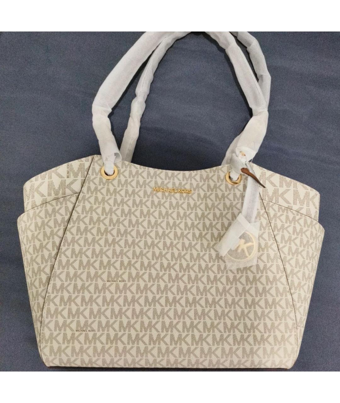 MICHAEL KORS Бежевая сумка тоут, фото 7