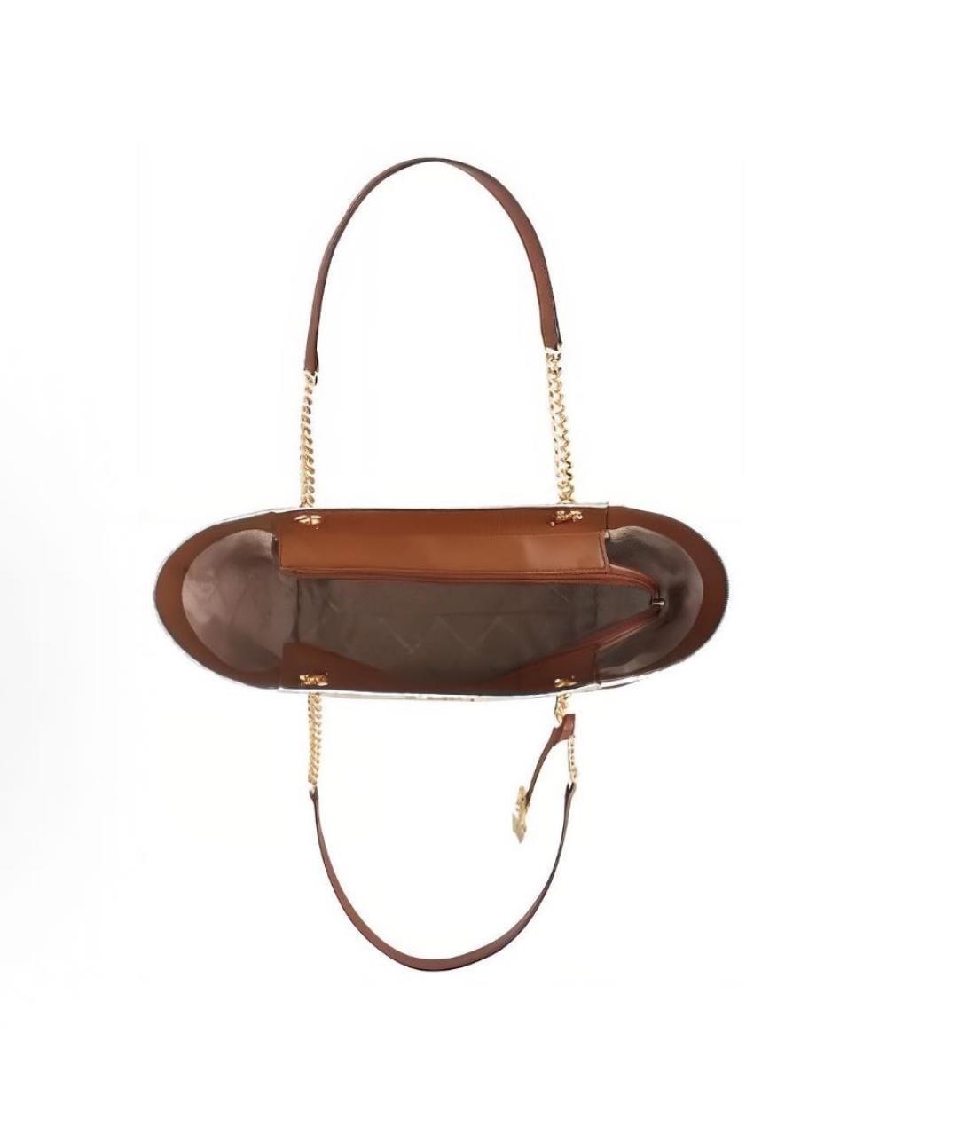 MICHAEL KORS Бежевая сумка тоут, фото 5