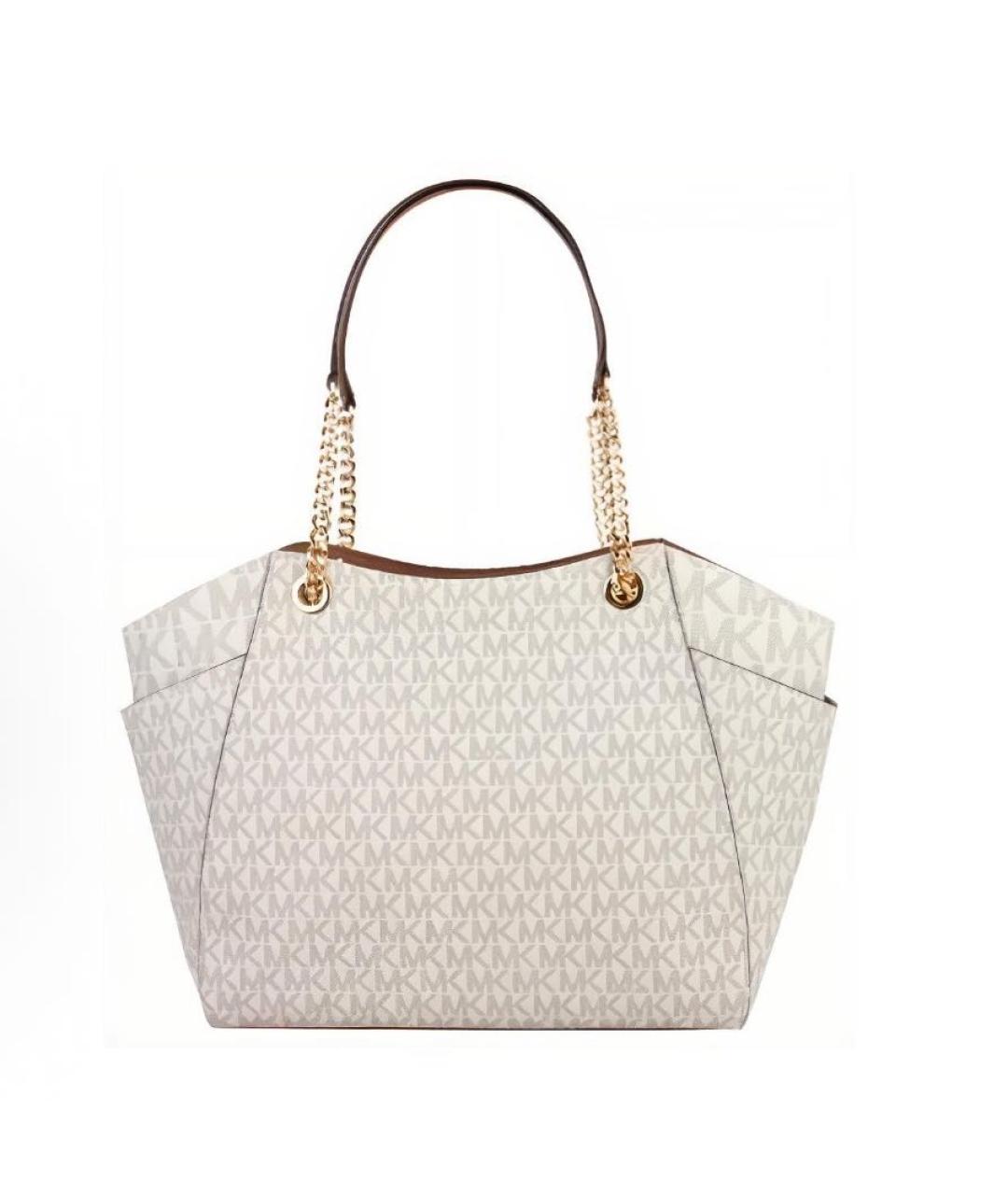 MICHAEL KORS Бежевая сумка тоут, фото 3