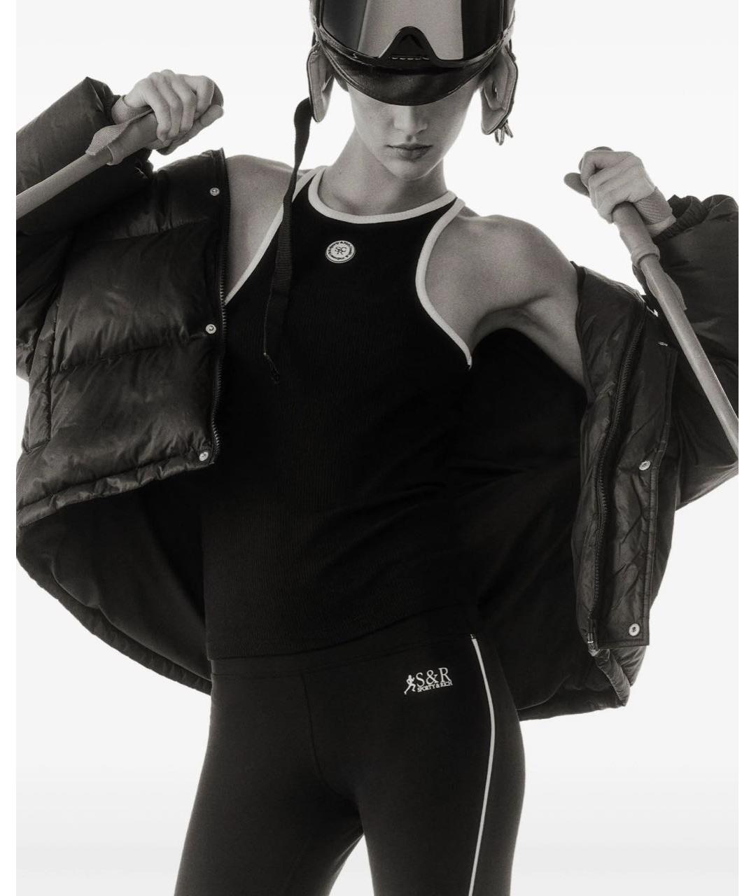 SPORTY AND RICH Черная куртка, фото 4