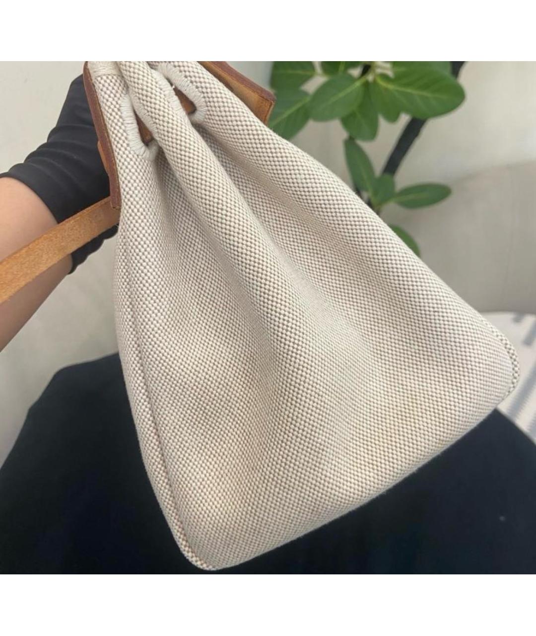 HERMES Коричневая сумка с короткими ручками, фото 5