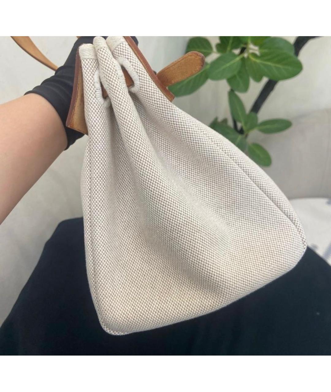 HERMES Коричневая сумка с короткими ручками, фото 4