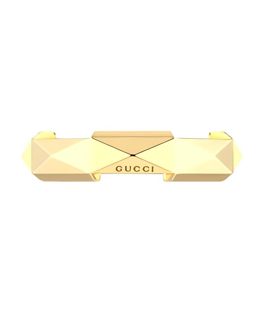GUCCI Золотое кольцо из желтого золота, фото 2