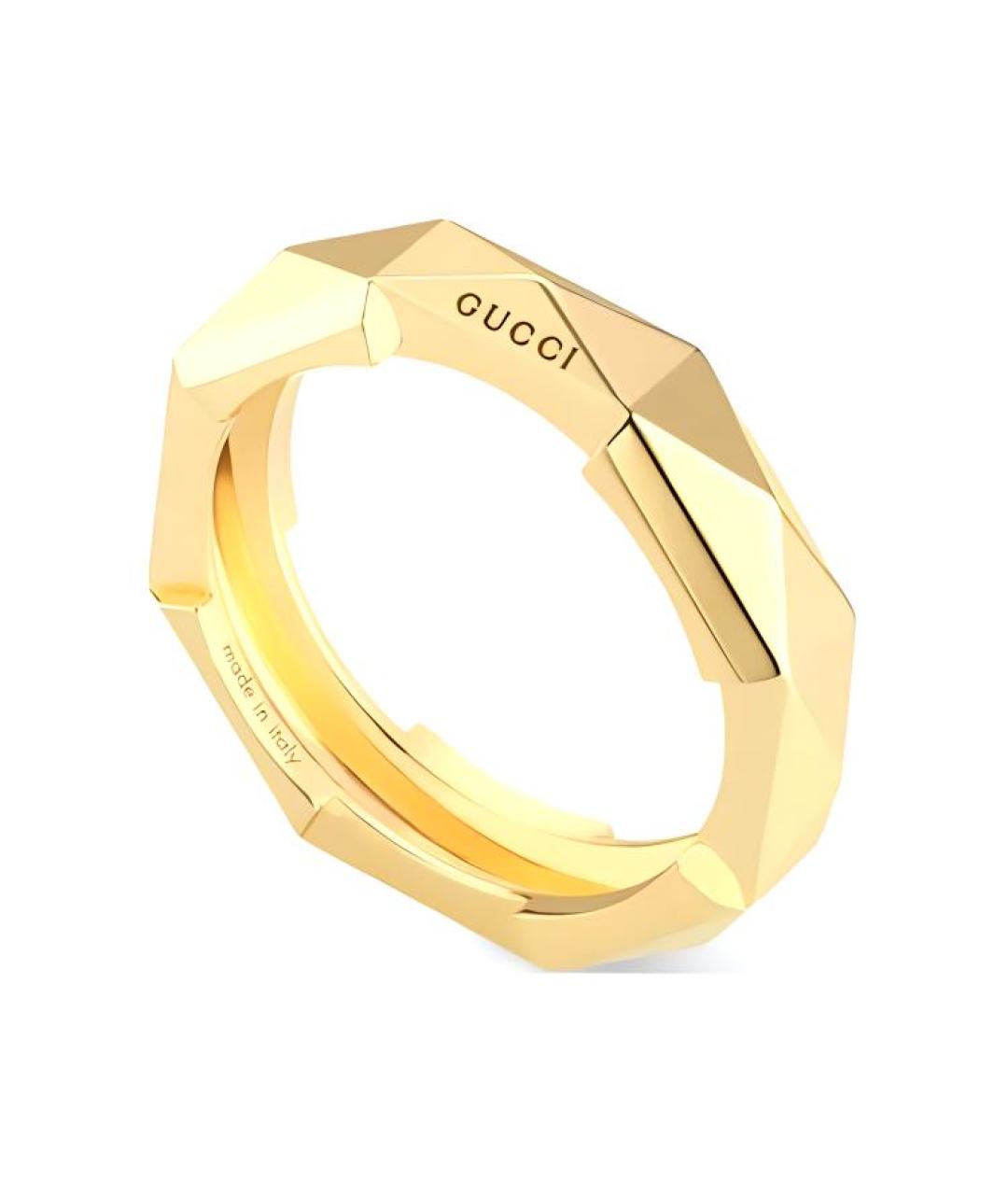 GUCCI Золотое кольцо из желтого золота, фото 1