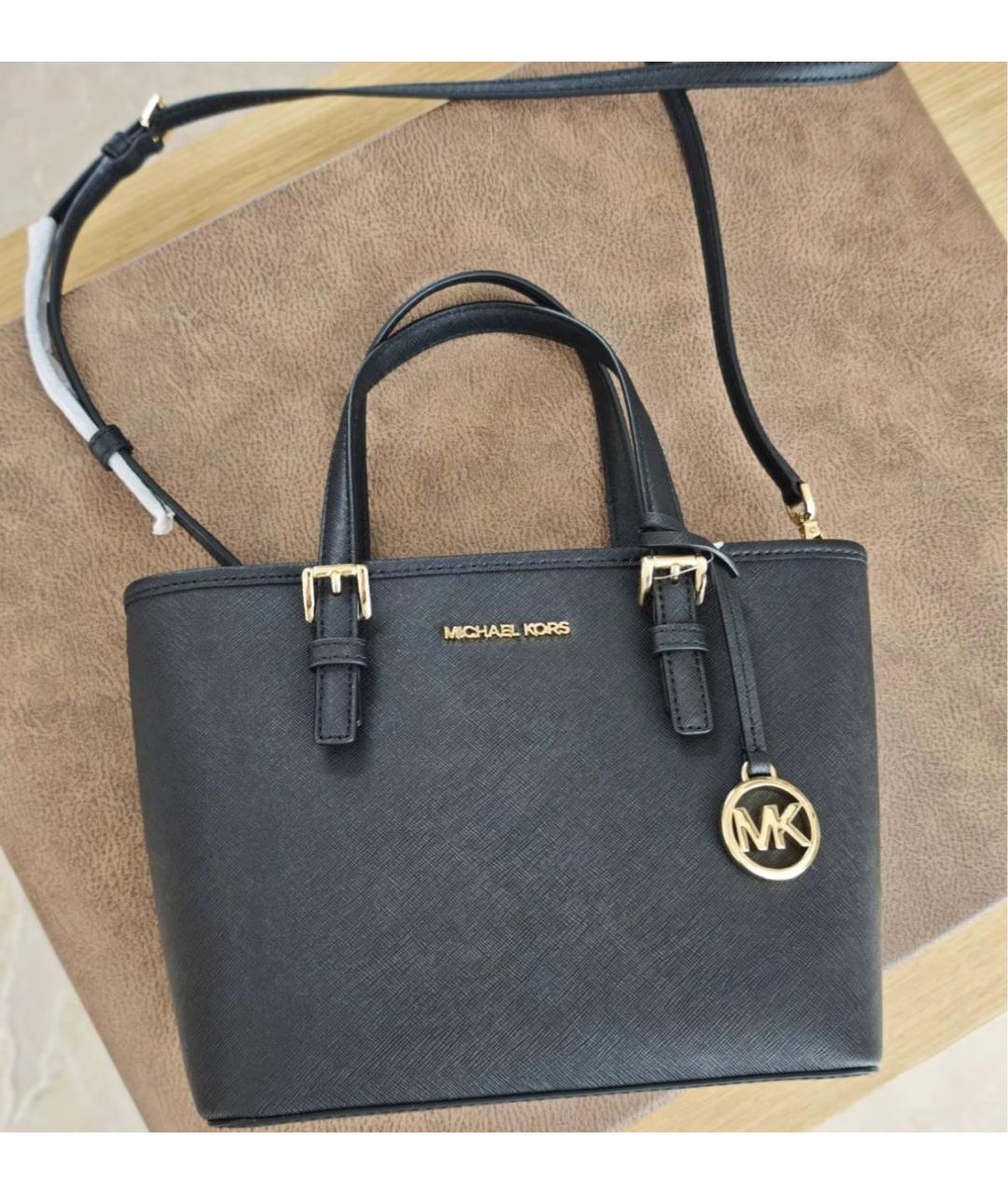 MICHAEL KORS Черная сумка тоут, фото 8