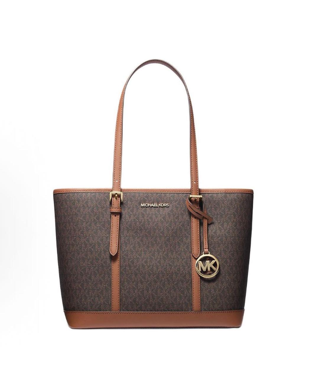 MICHAEL KORS Коричневая сумка тоут, фото 7