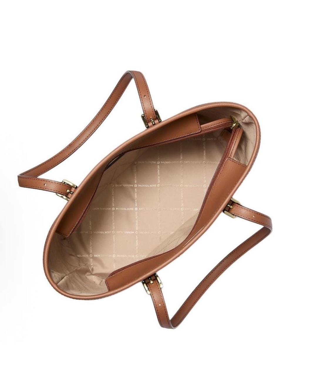 MICHAEL KORS Коричневая сумка тоут, фото 2