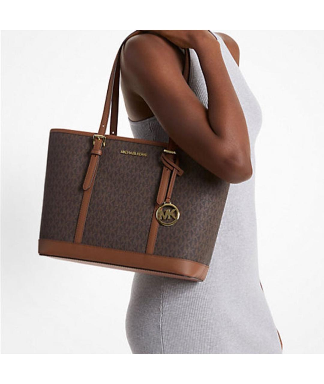 MICHAEL KORS Коричневая сумка тоут, фото 4