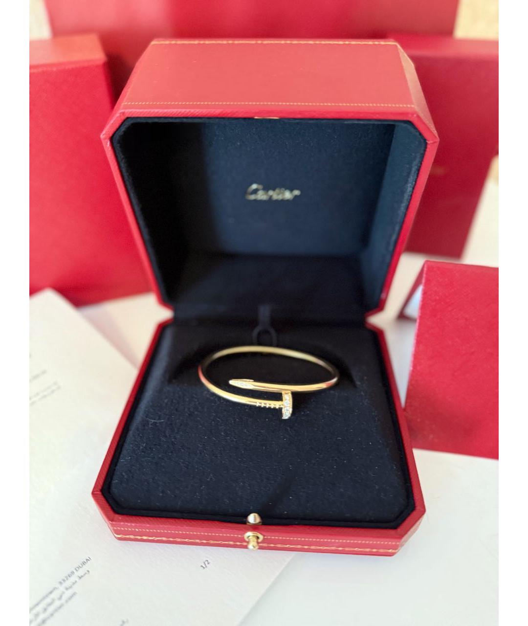 CARTIER Золотой браслет из желтого золота, фото 3