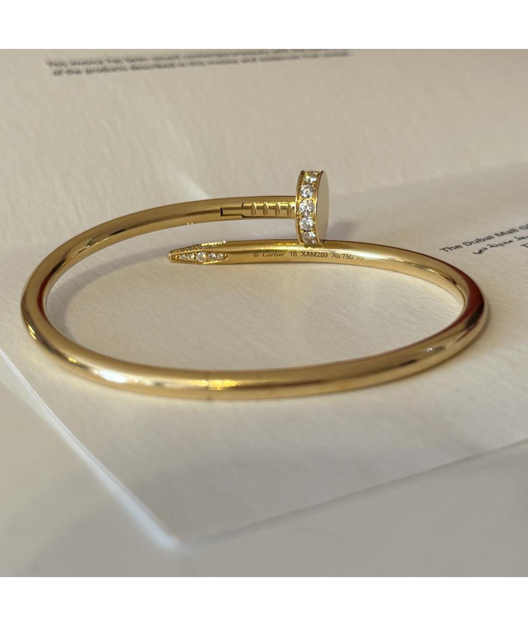 CARTIER Золотой браслет из желтого золота, фото 5