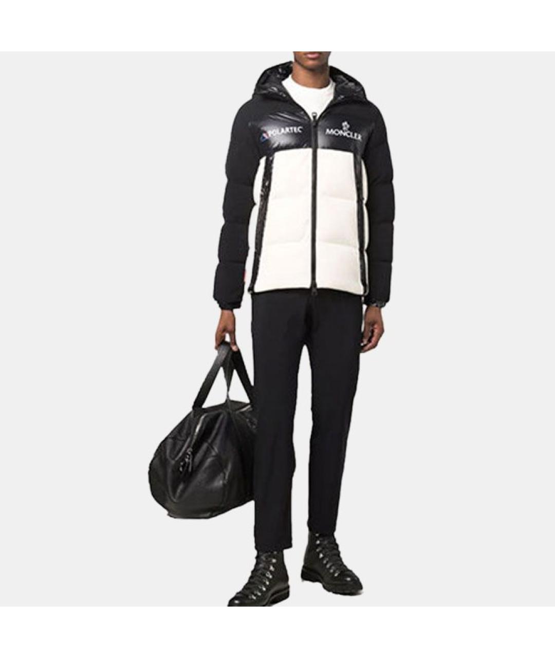 MONCLER Черный пуховик, фото 4