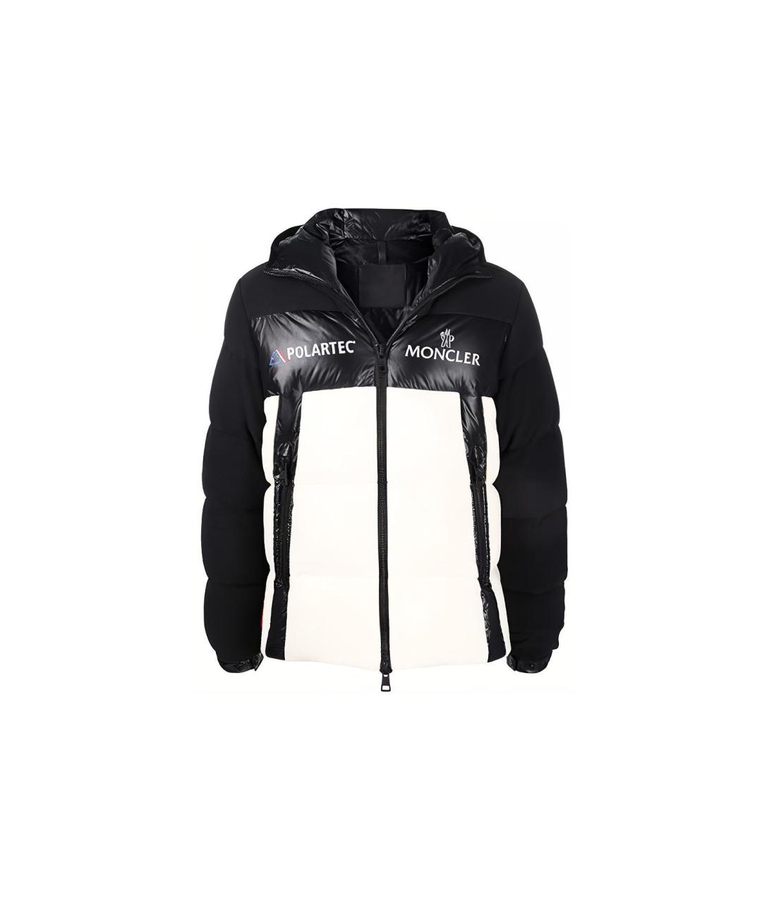 MONCLER Черный пуховик, фото 1