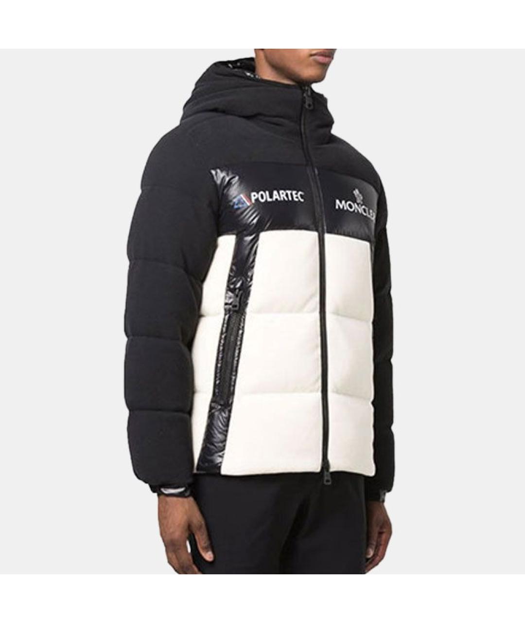 MONCLER Черный пуховик, фото 2