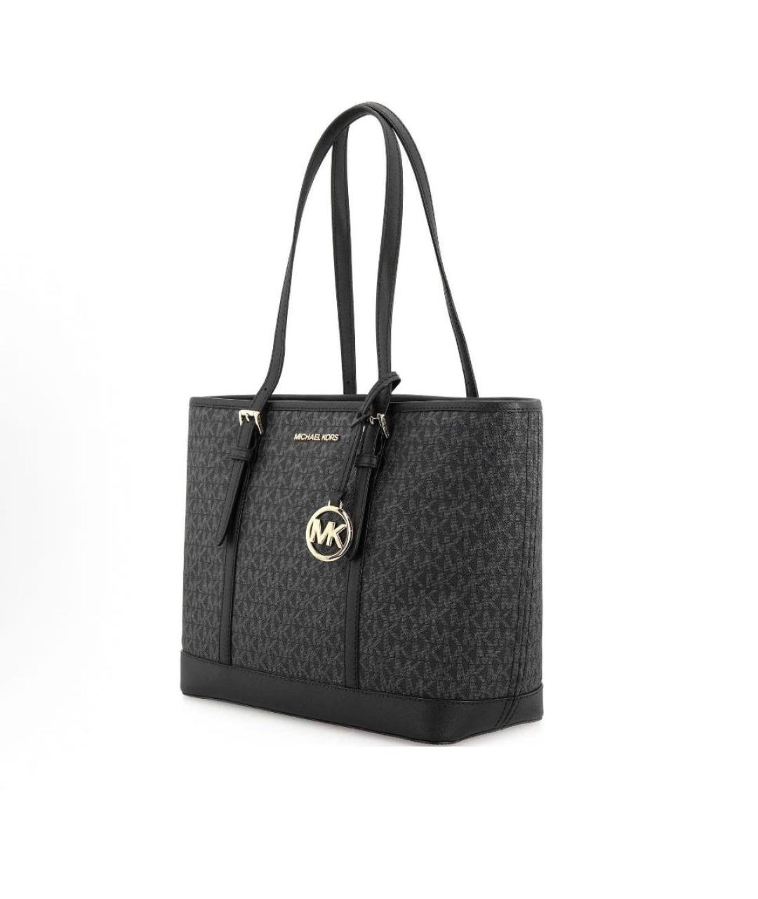 MICHAEL KORS Черная сумка тоут, фото 2