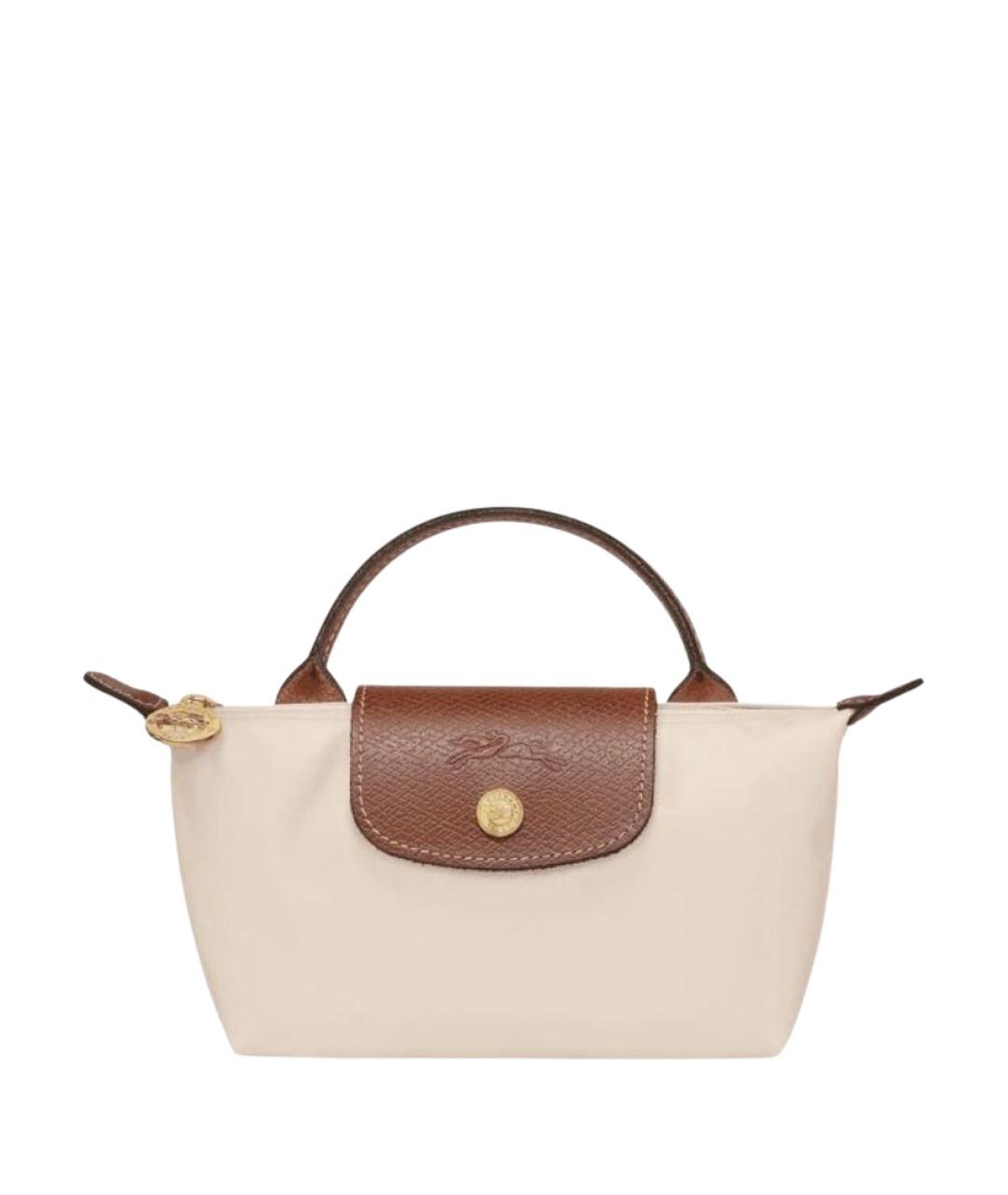 LONGCHAMP Белая сумка с короткими ручками, фото 1