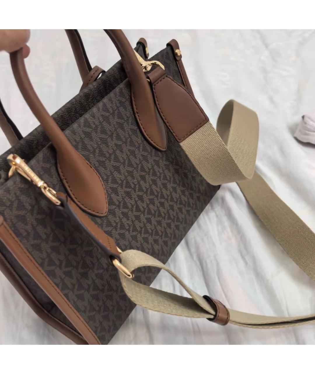 MICHAEL KORS Коричневая сумка тоут, фото 8