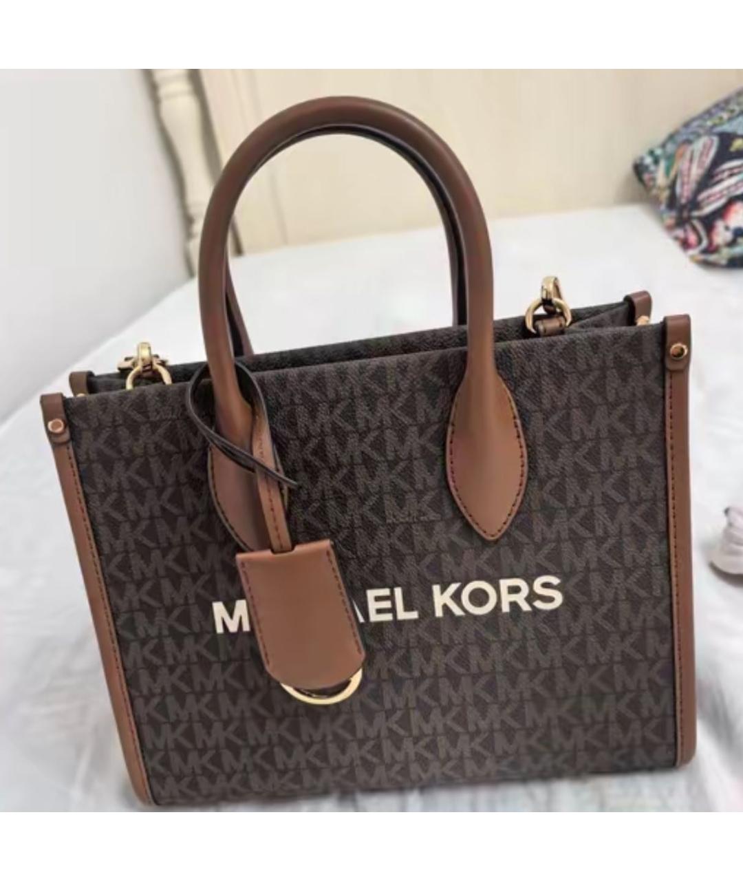 MICHAEL KORS Коричневая сумка тоут, фото 6
