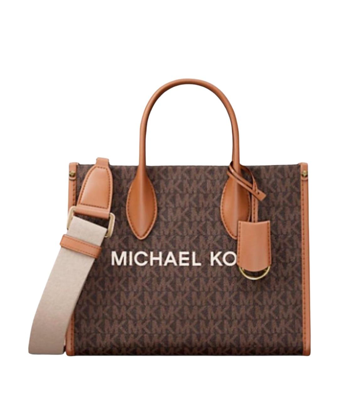 MICHAEL KORS Коричневая сумка тоут, фото 1