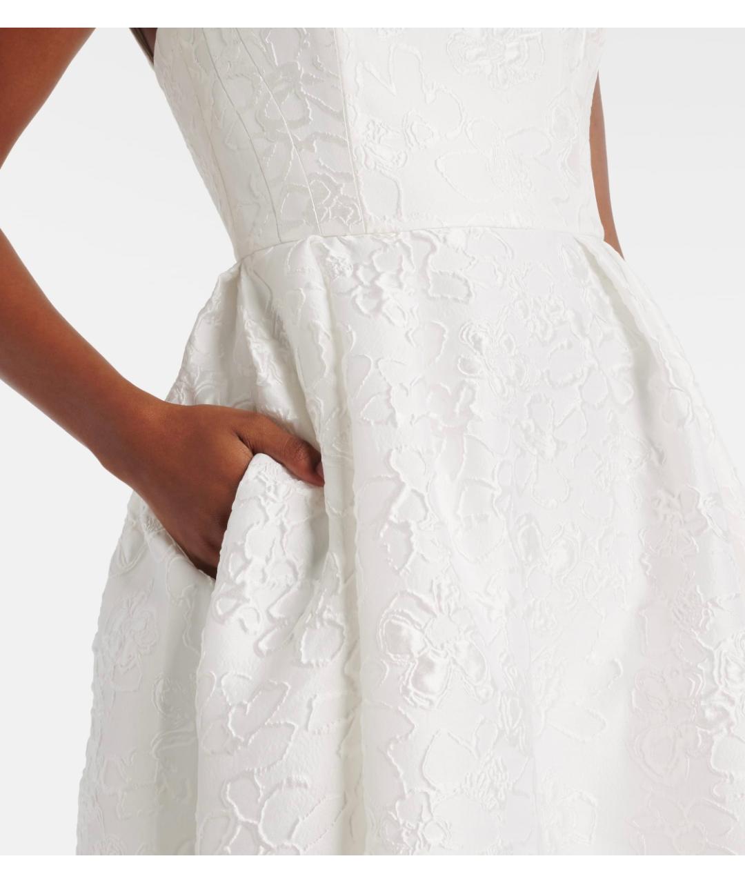 REBECCA VALLANCE Белое полиэстеровое свадебное платье, фото 5