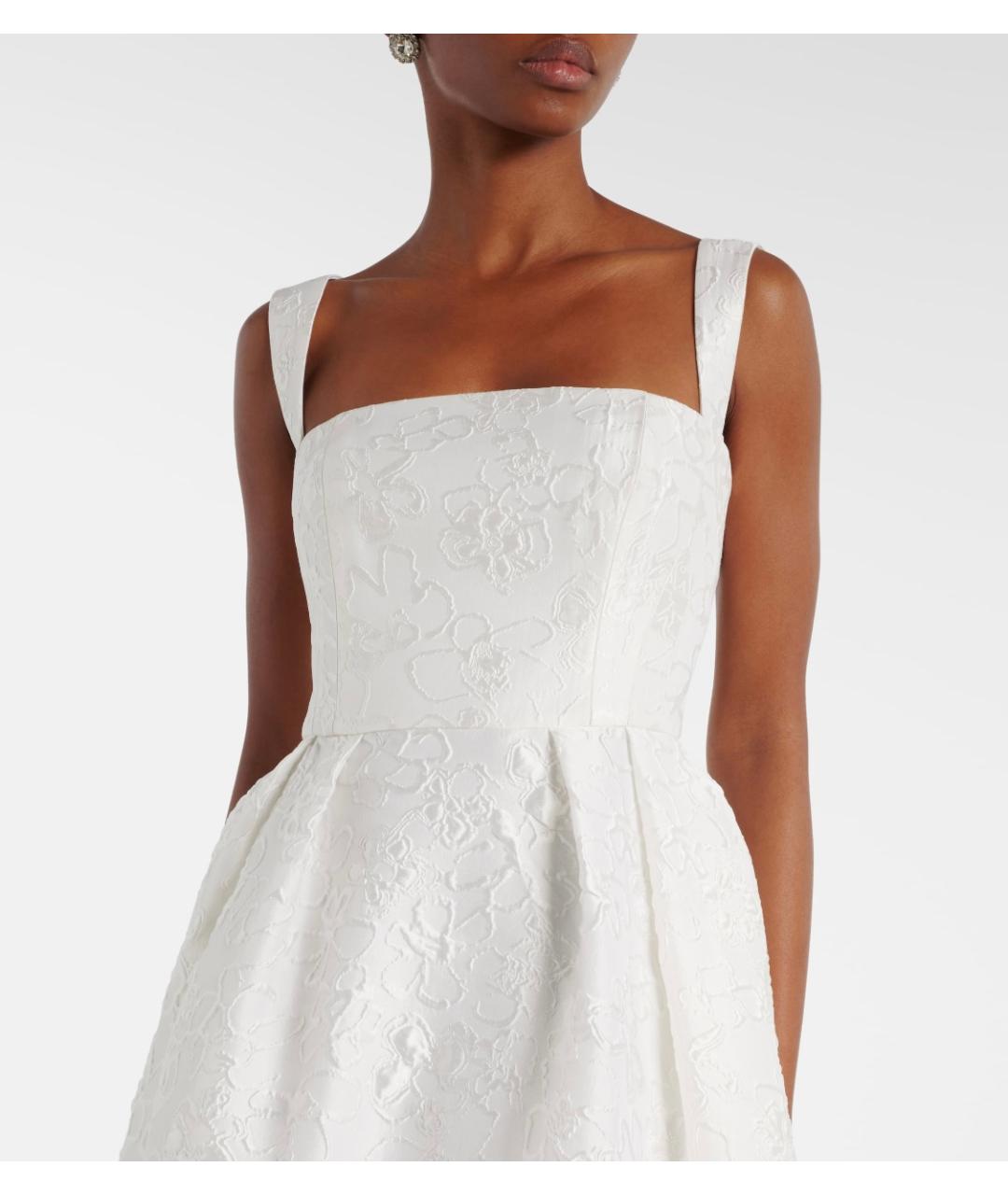 REBECCA VALLANCE Белое полиэстеровое свадебное платье, фото 4