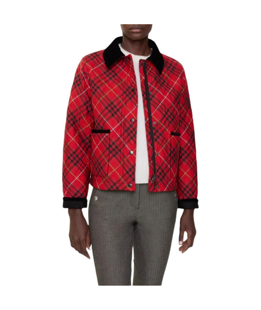 BURBERRY Красная куртка, фото 2
