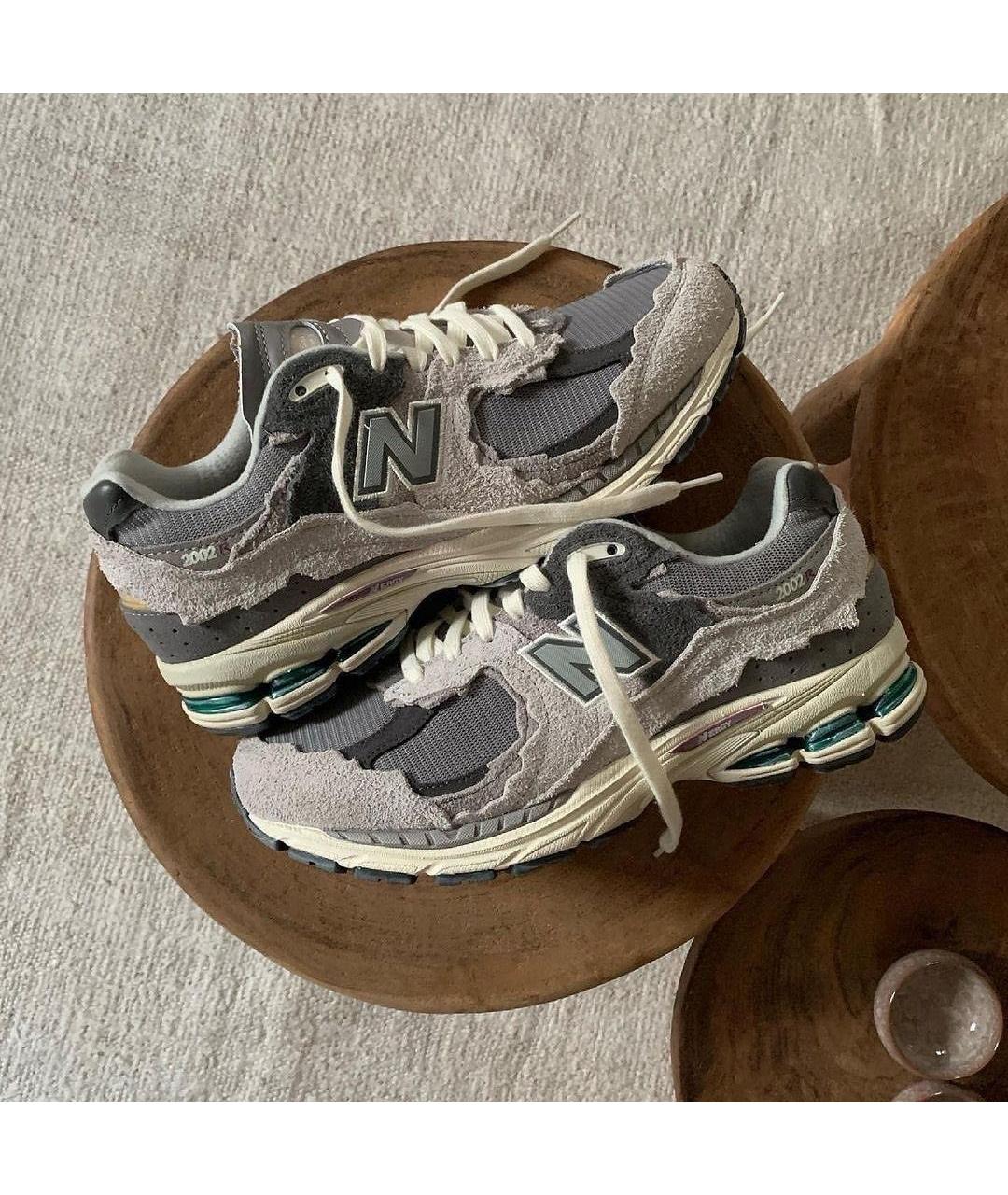 NEW BALANCE Серые замшевые кроссовки, фото 5