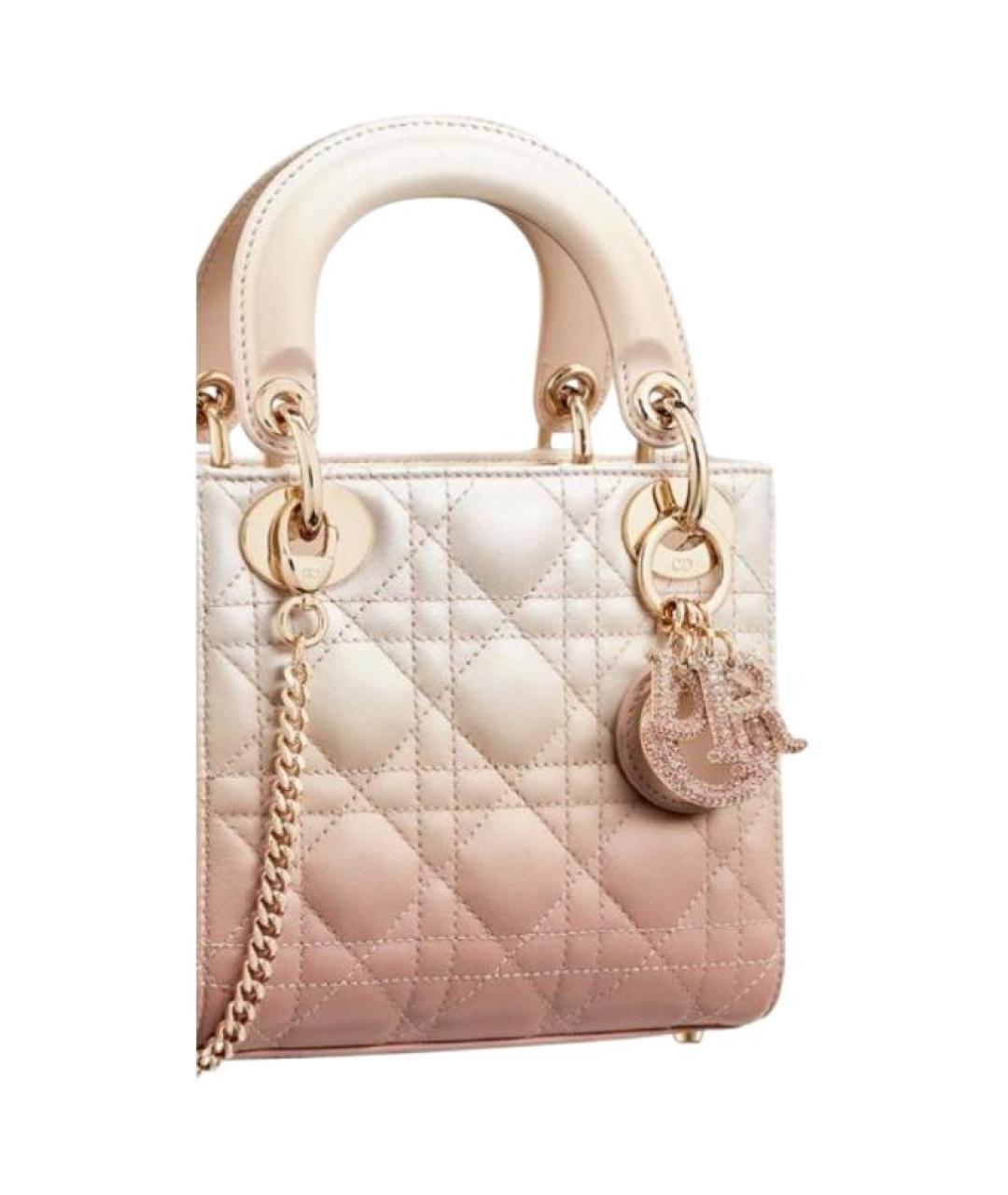 CHRISTIAN DIOR Розовая сумка через плечо, фото 2