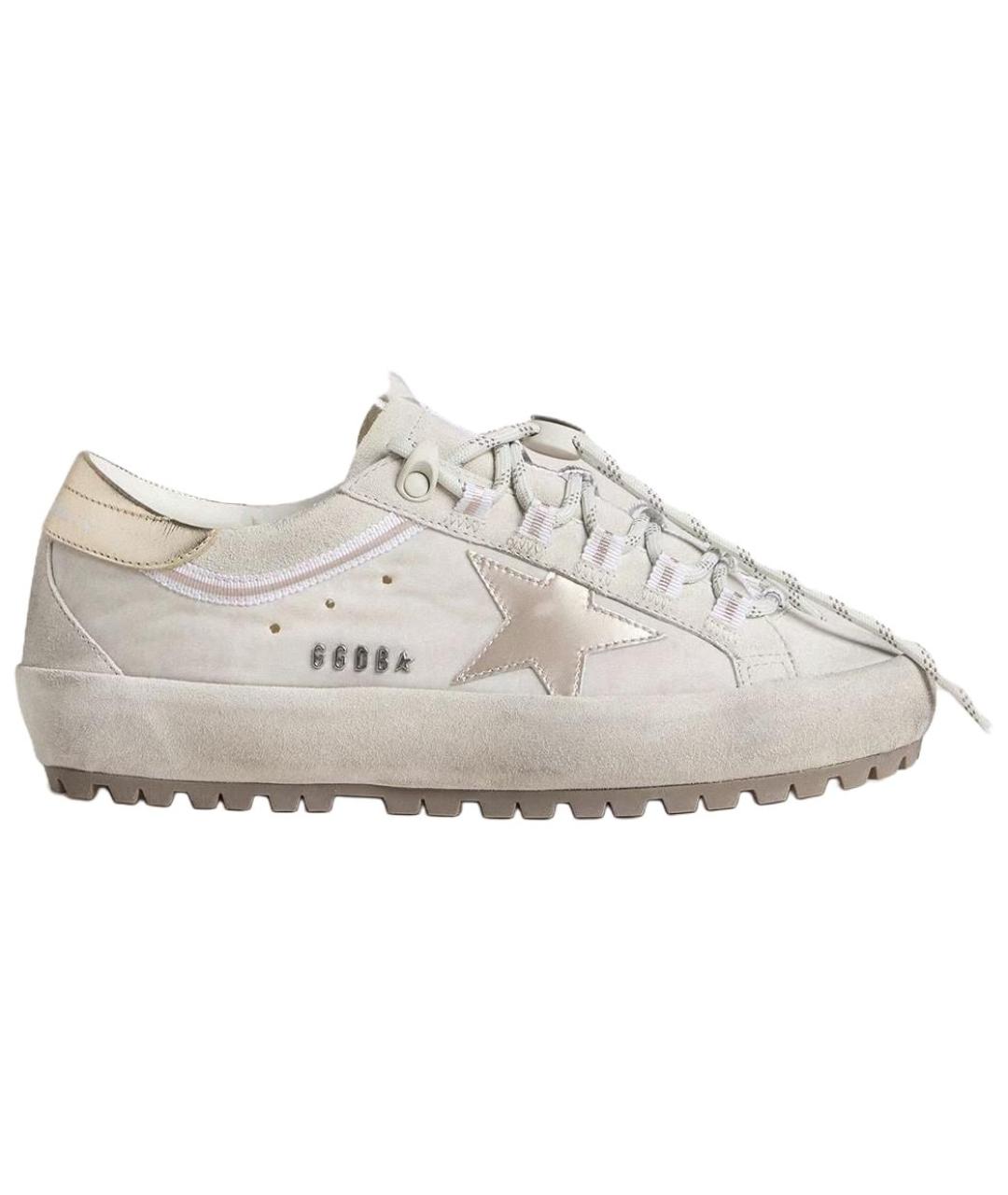 GOLDEN GOOSE DELUXE BRAND Серые кожаные кроссовки, фото 1