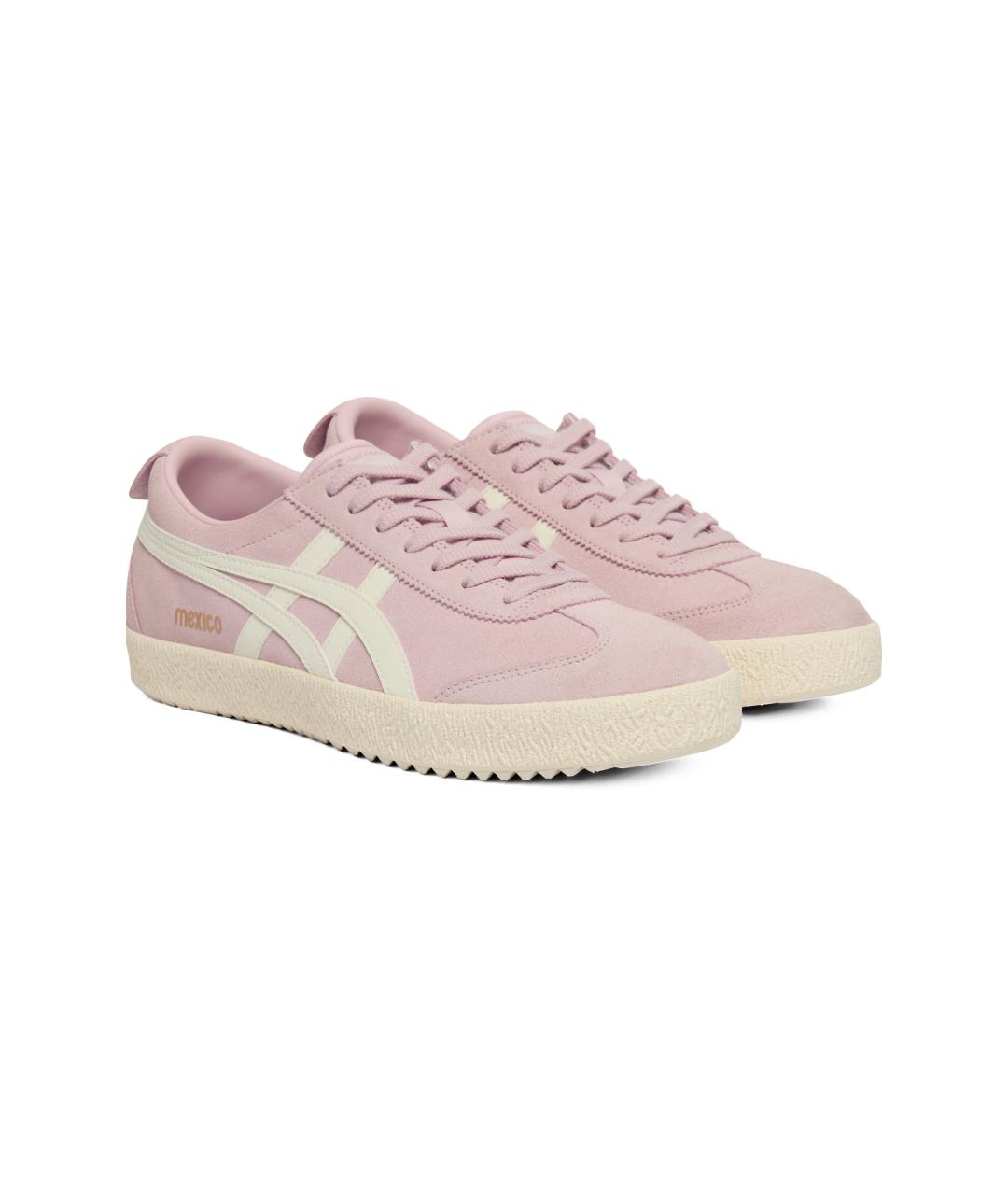 ONITSUKA TIGER Фиолетовые кожаные кеды, фото 3