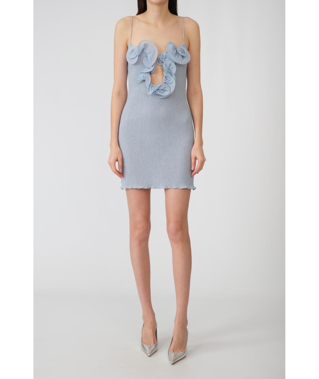 MAGDA BUTRYM Голубое повседневное платье, фото 9