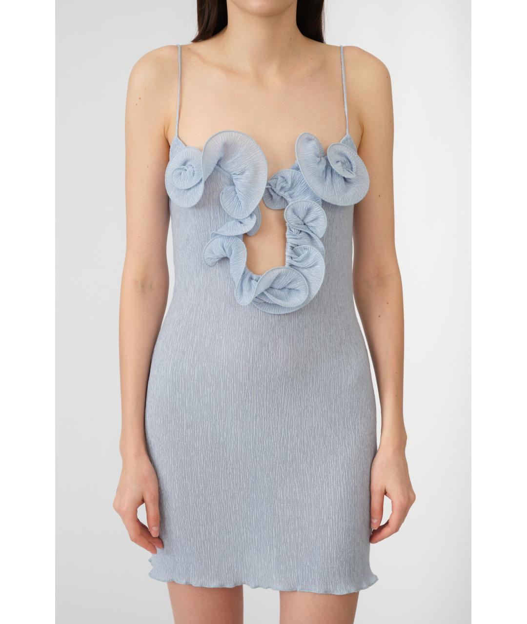 MAGDA BUTRYM Голубое повседневное платье, фото 3