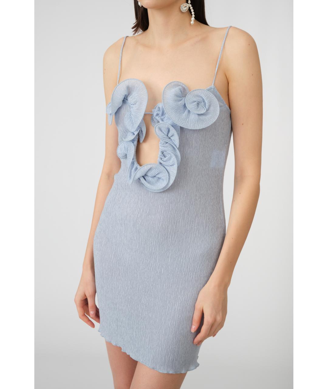 MAGDA BUTRYM Голубое повседневное платье, фото 8