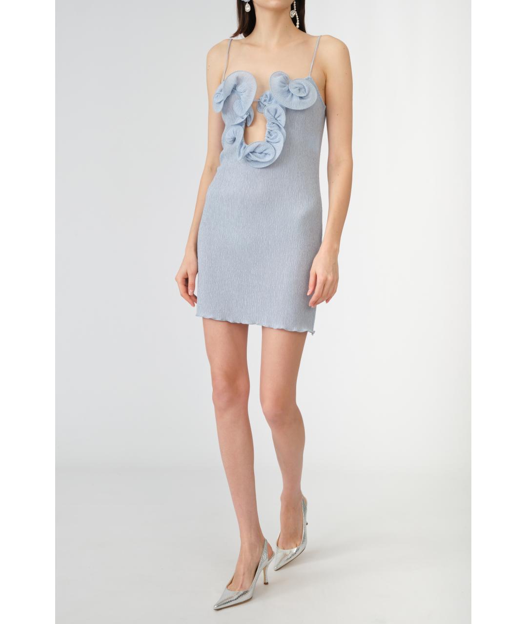 MAGDA BUTRYM Голубое повседневное платье, фото 7