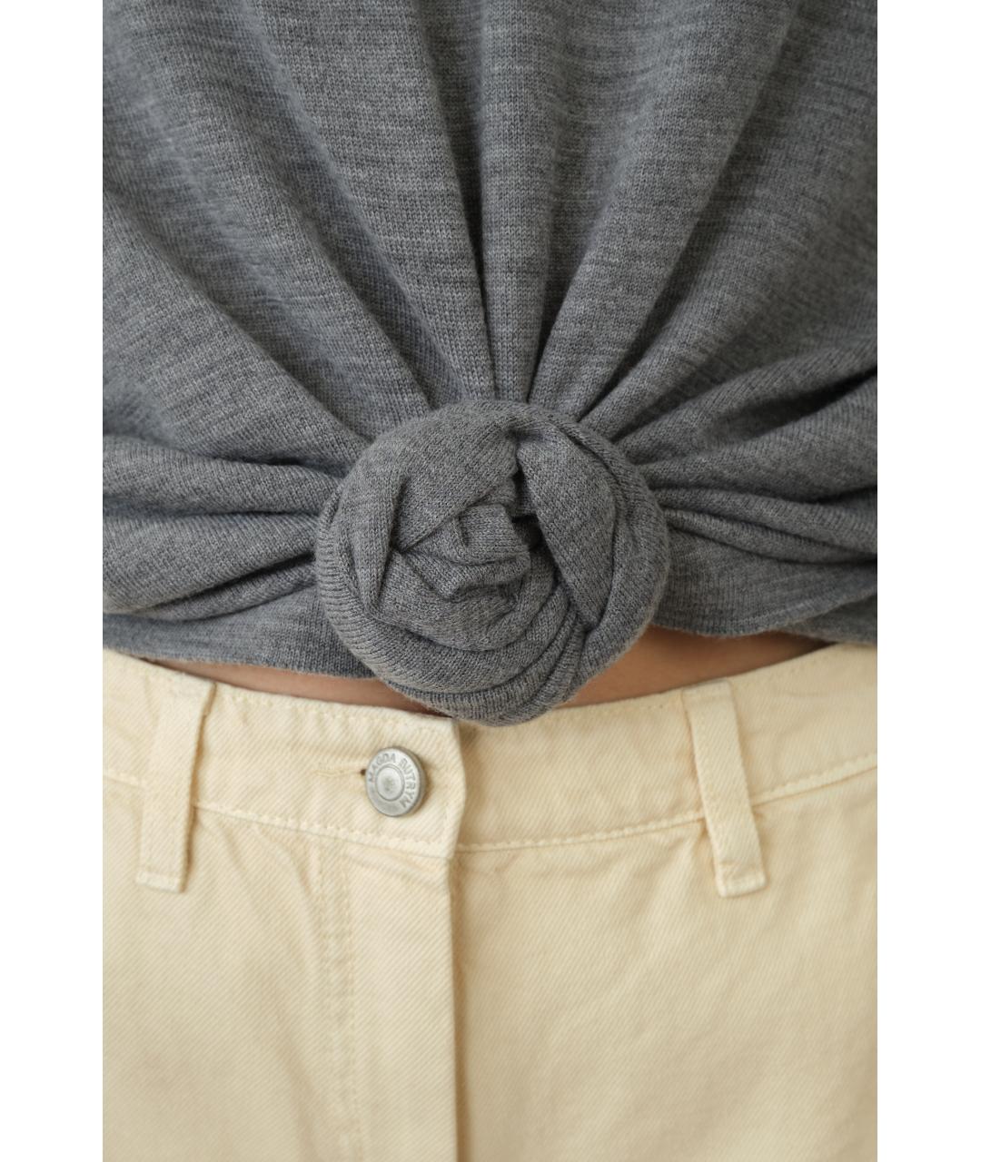 MAGDA BUTRYM Серый шерстяной джемпер / свитер, фото 6