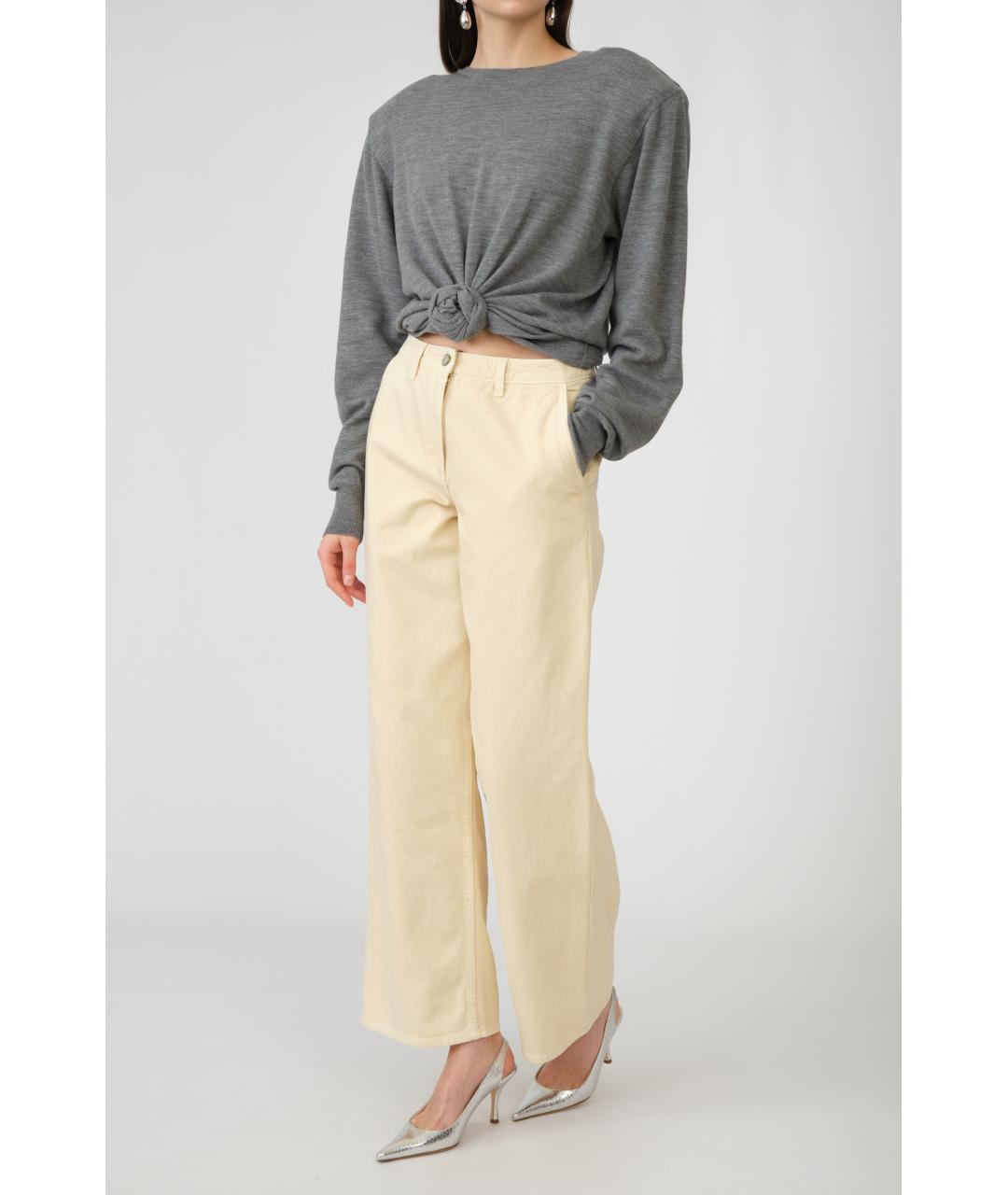 MAGDA BUTRYM Серый шерстяной джемпер / свитер, фото 7