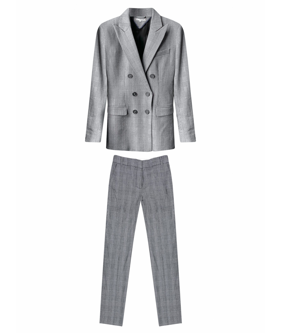 HILFIGER COLLECTION Серый хлопковый костюм с брюками, фото 1