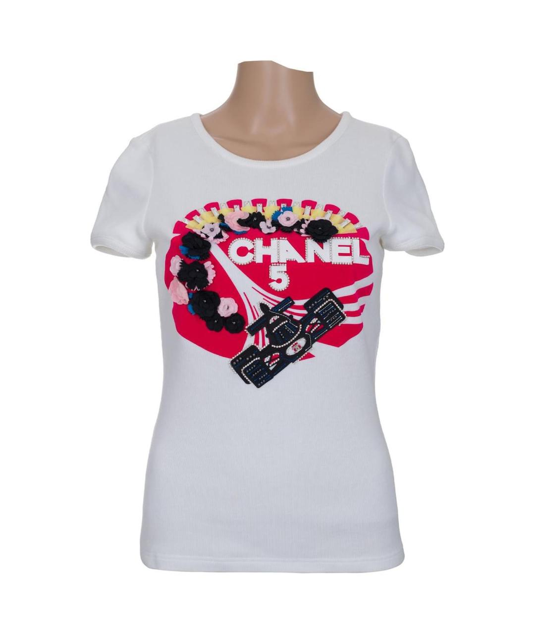CHANEL Белая футболка, фото 7