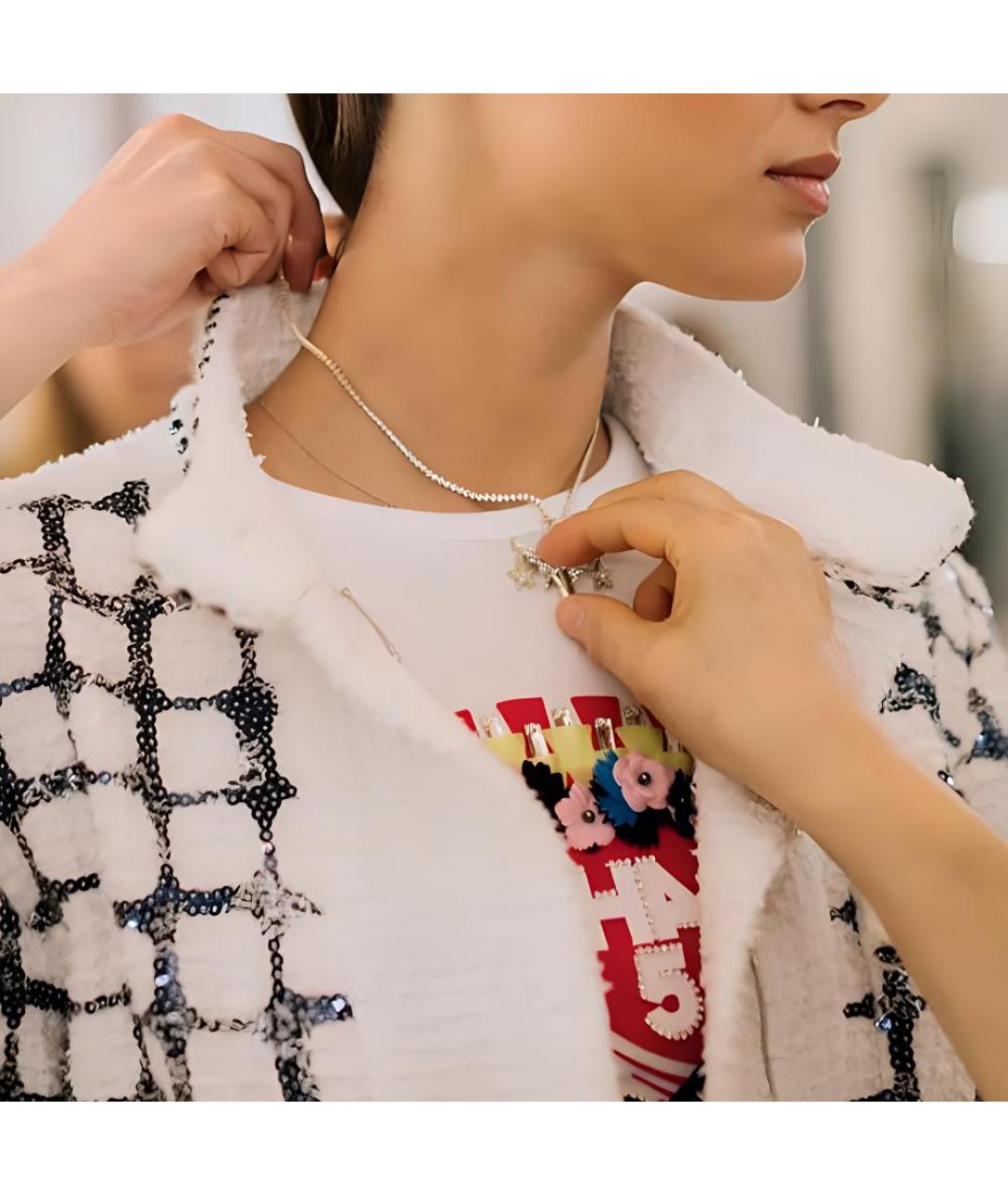 CHANEL Белая футболка, фото 6