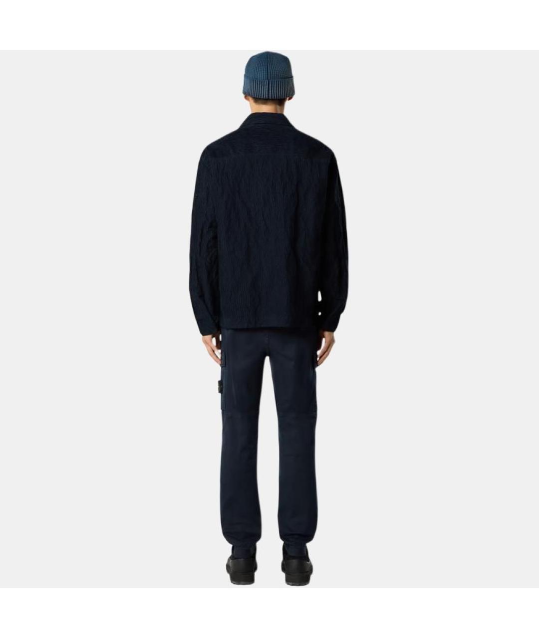 STONE ISLAND Синие брюки чинос, фото 4