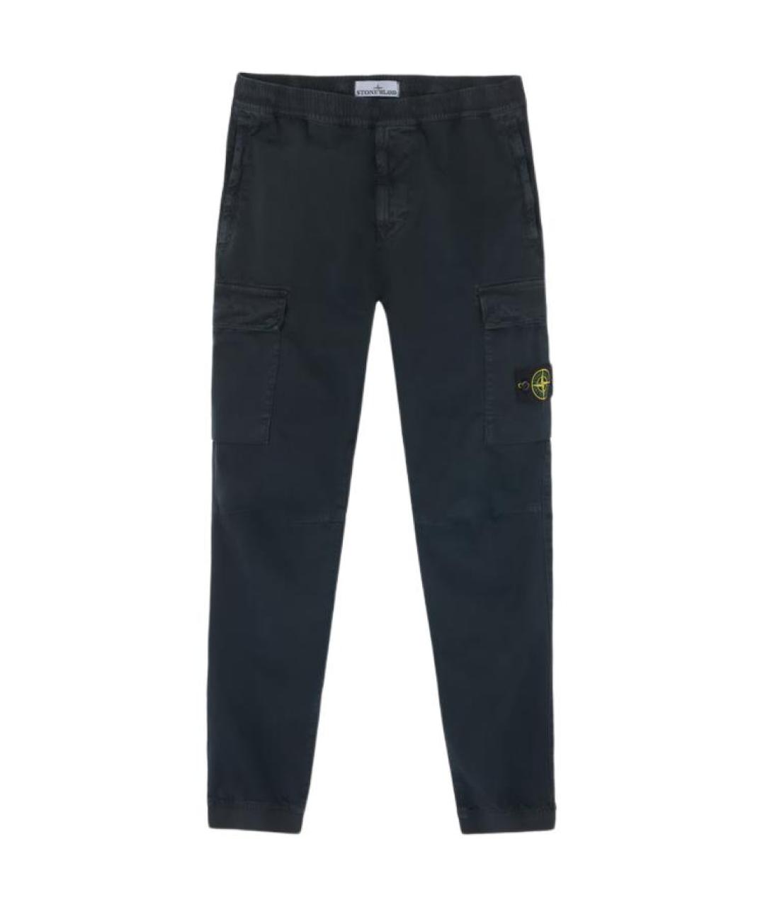 STONE ISLAND Синие брюки чинос, фото 1