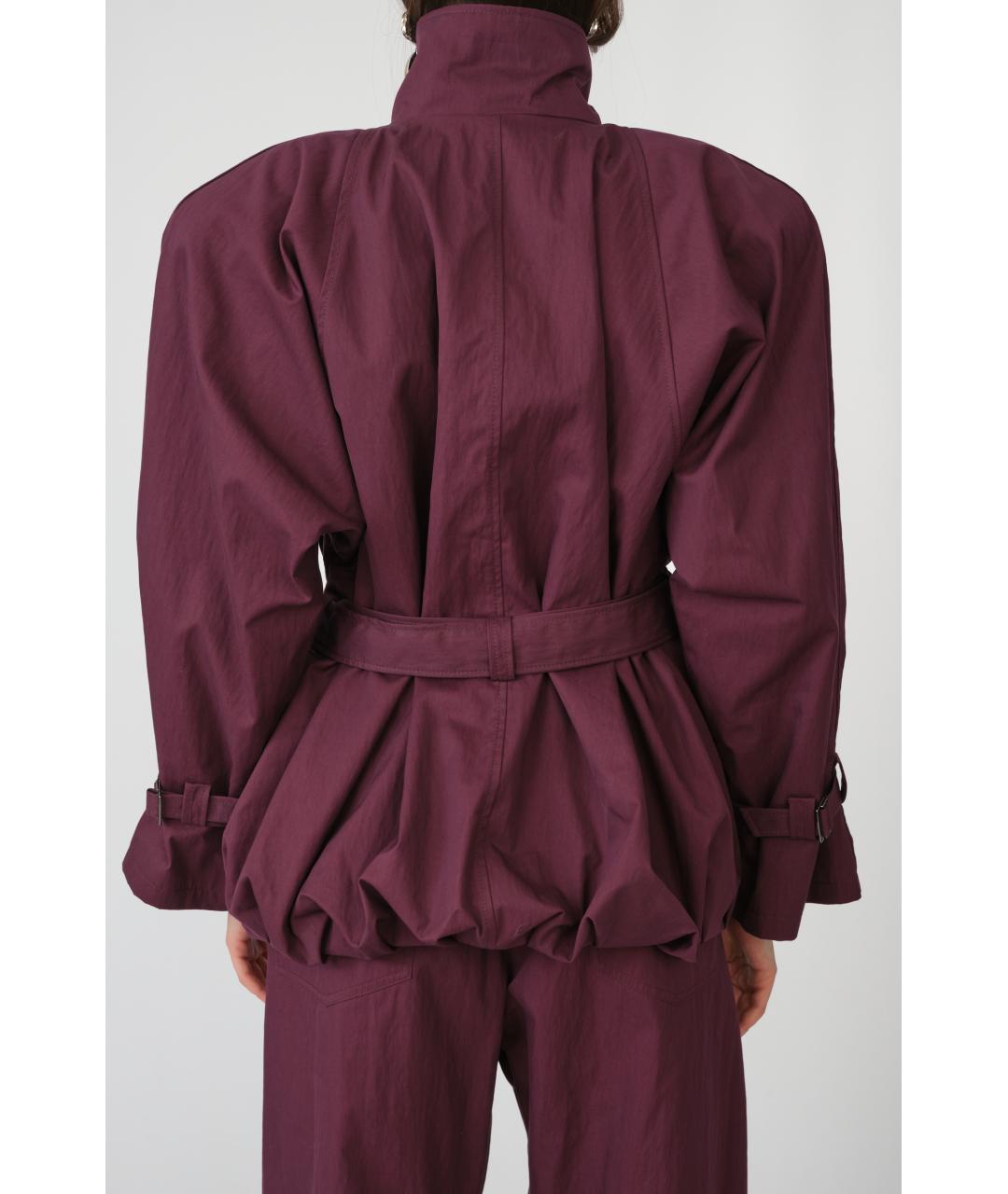 MAGDA BUTRYM Фиолетовая хлопковая куртка, фото 6