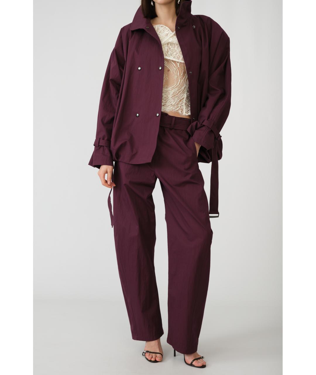 MAGDA BUTRYM Фиолетовая хлопковая куртка, фото 9