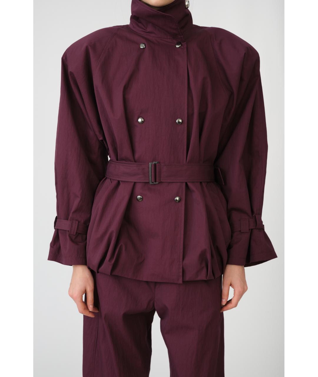 MAGDA BUTRYM Фиолетовая хлопковая куртка, фото 3