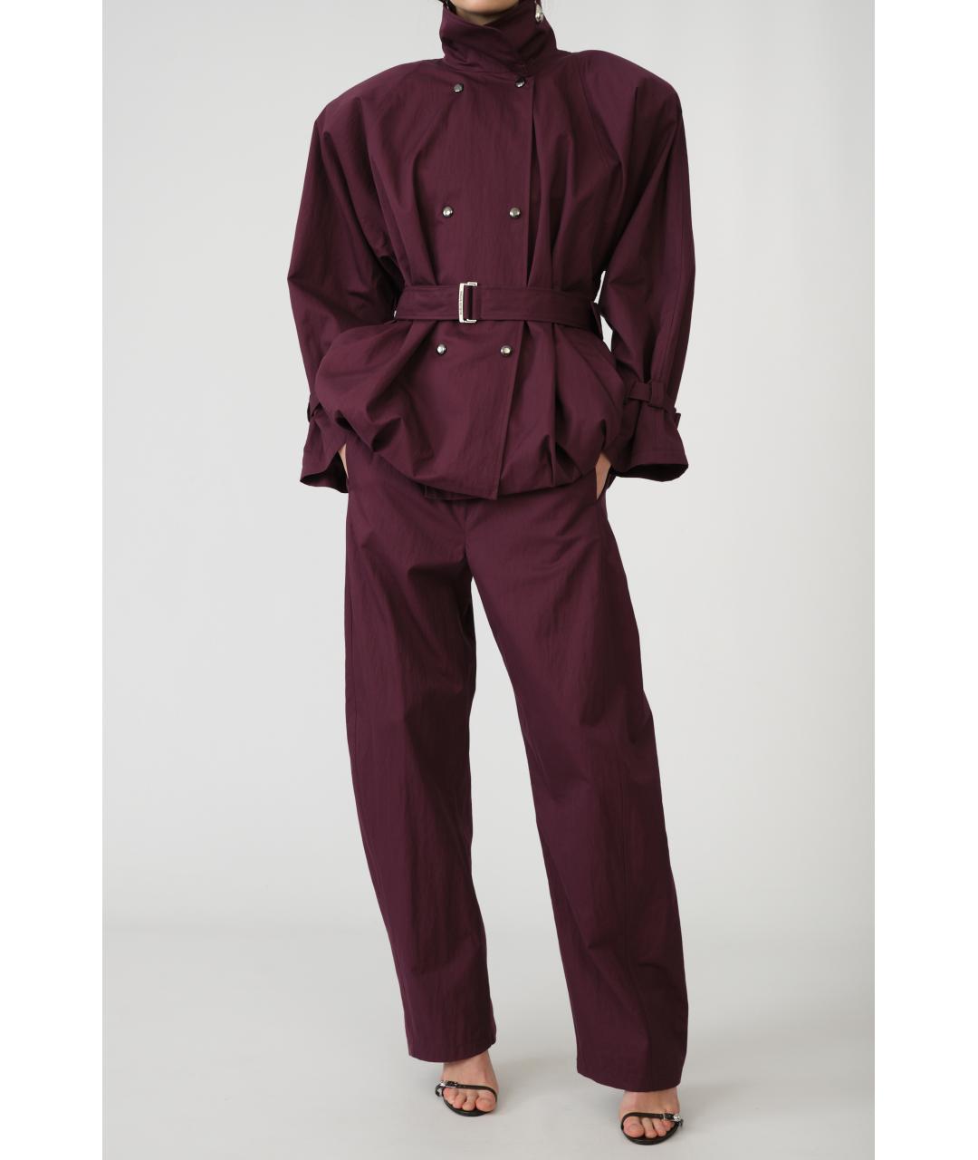 MAGDA BUTRYM Фиолетовая хлопковая куртка, фото 2