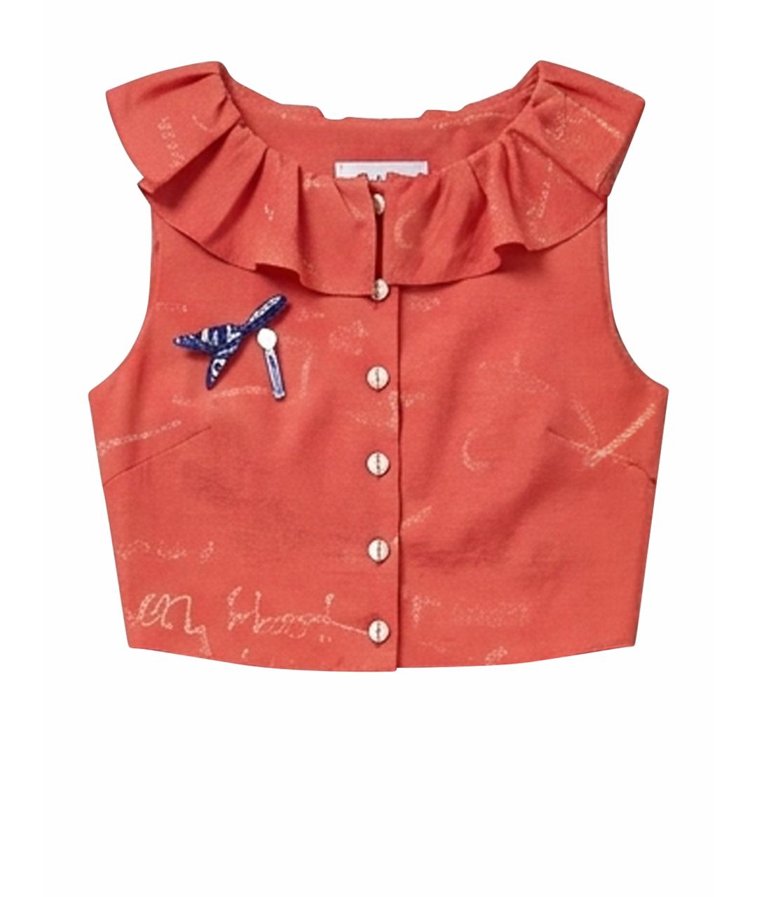 CHANEL Красная футболка, фото 1