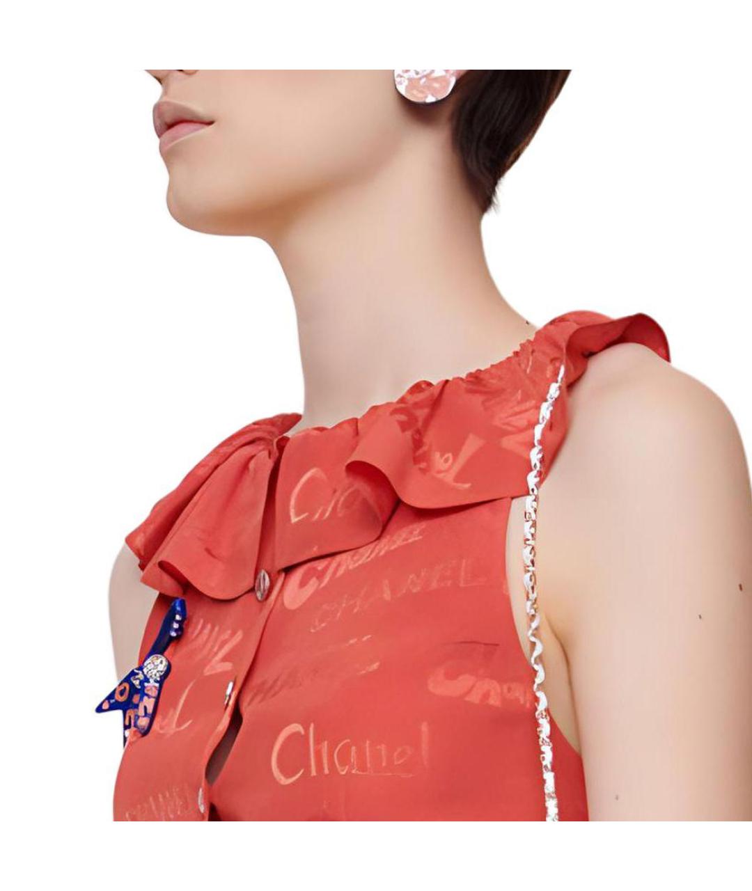 CHANEL Красная футболка, фото 4