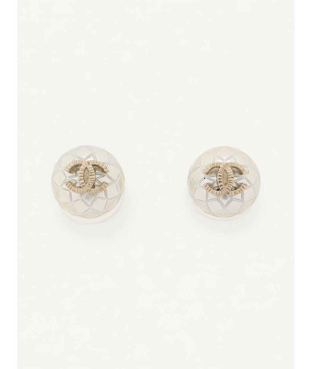 CHANEL Серебряные серьги, фото 2